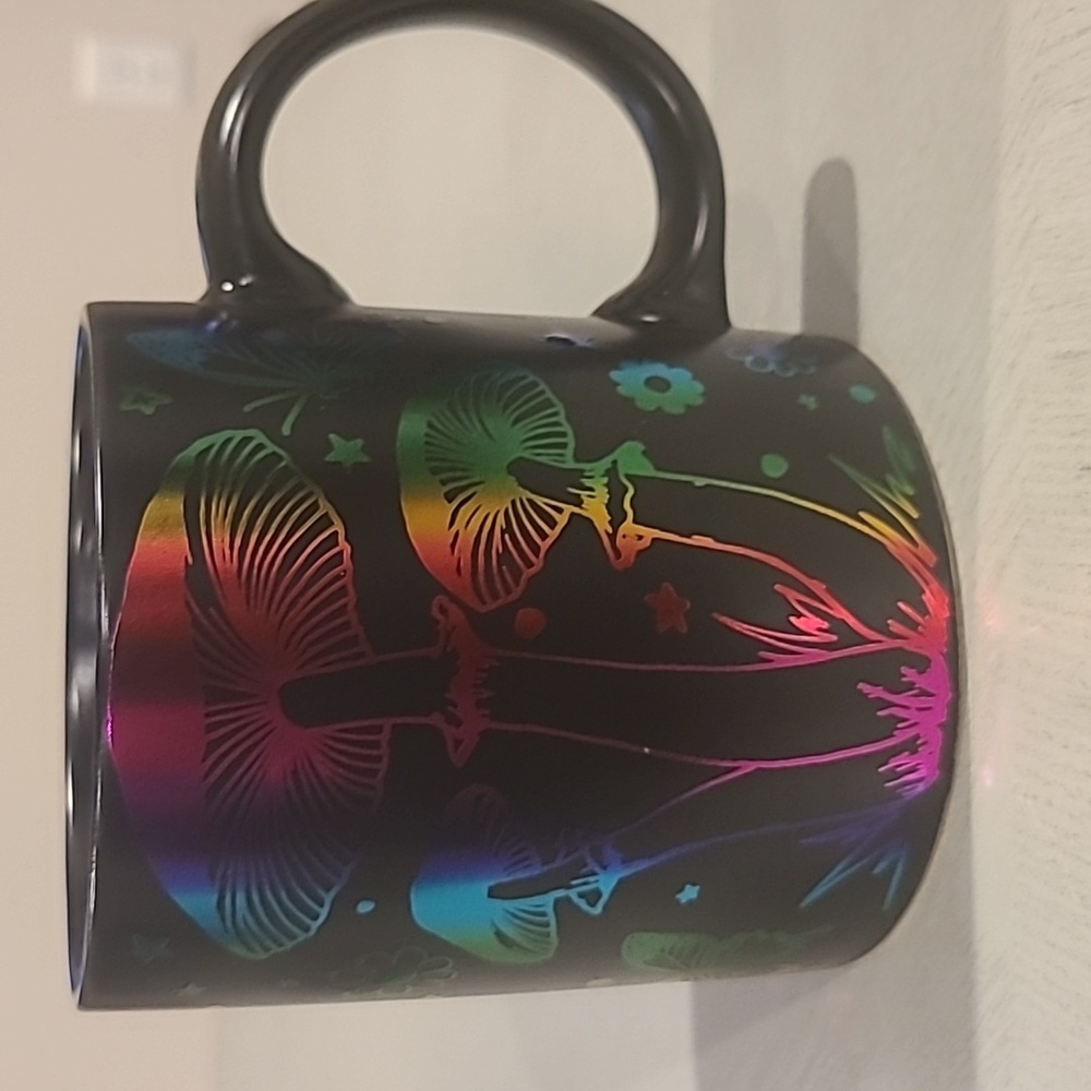 Psychedelic mushroom mug